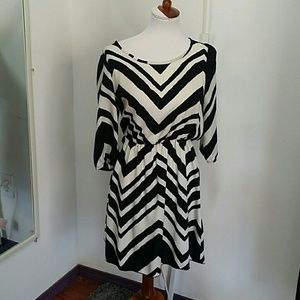 COPY - Black and white dress